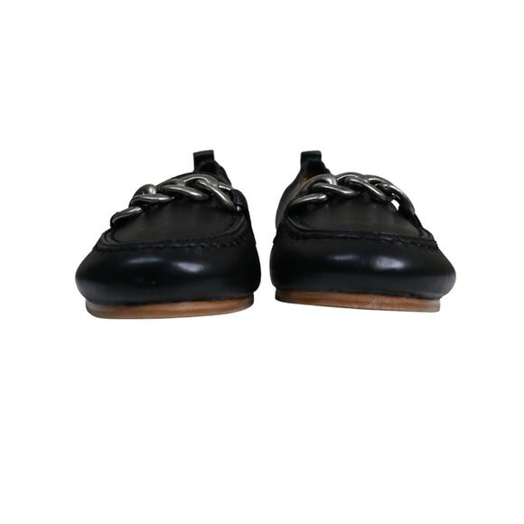 Sofft Womens 7 Kadyn Leather Chain Loafer in Black NEW - Picture 4 of 11